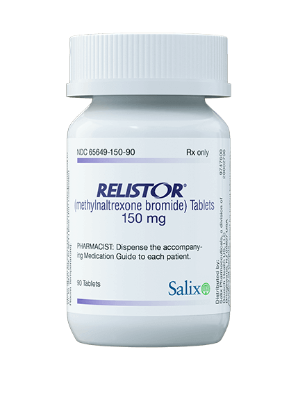 RELISTOR® (methylnaltrexone bromide) Tablets bottle